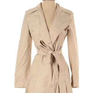Via Spiga Super Cute Tan Mini Trench Coat Raincoat XS